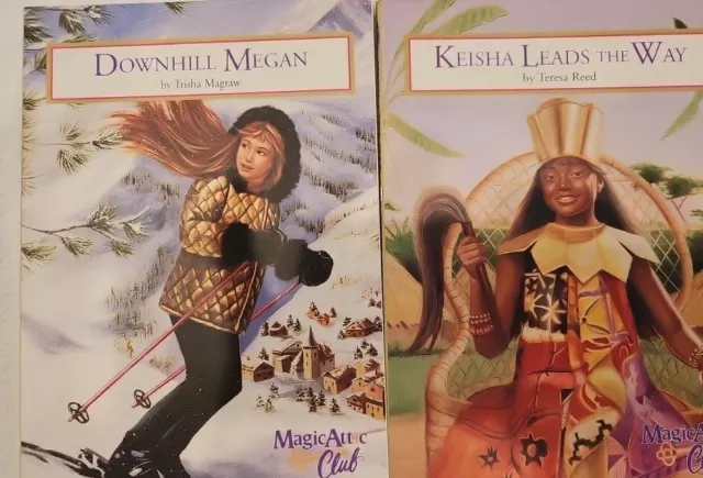 Magic Attic Club Book Lot of 2, Downhill Megan & Keisha Leads The Way  Paperback