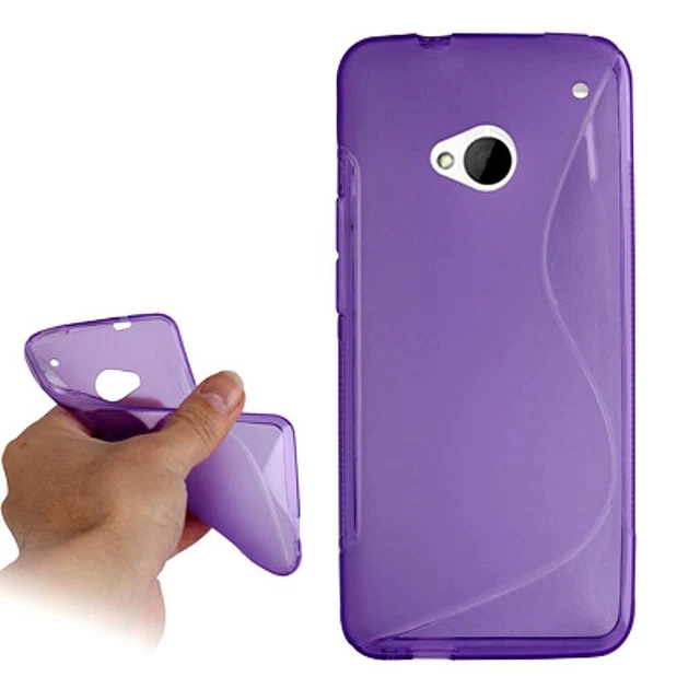 Etui Coque pour HTC Un M7 Couverture Étui Portable TPU Bumper Téléphone