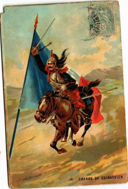 CPA AK Militaire Charge de Cuirassier (361977)