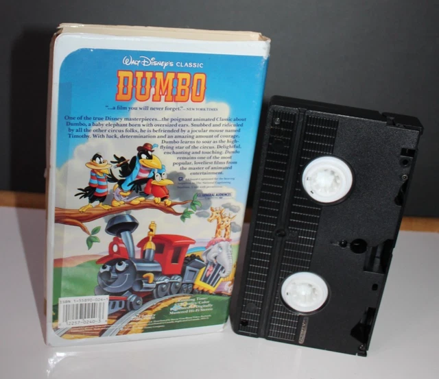 WALT DISNEY CLASSICS Black Diamond Dumbo VHS Movie 024 $18.44 - PicClick CA