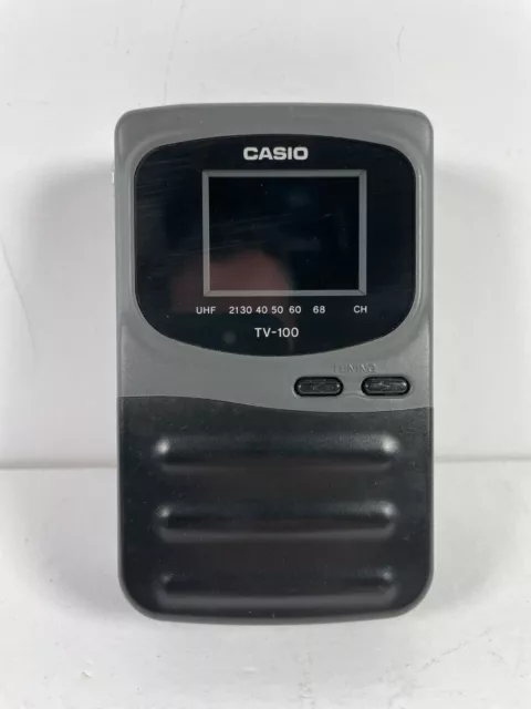 Casio TV-100D TRAGBARER/TASCHEN LCD FARBFERNSEHER - VINTAGE RETRO