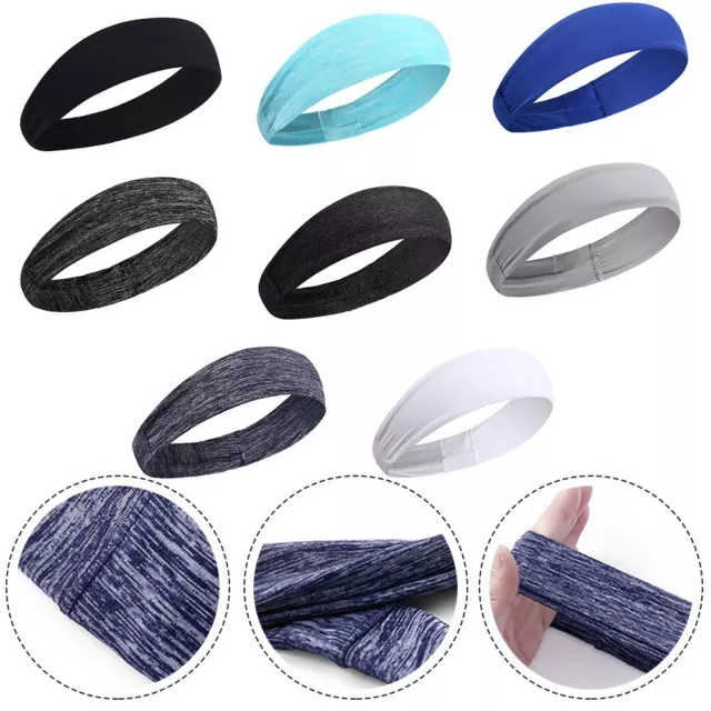 Durable Sport Stirnband Headbands Breathable Cotton Fiber For Running Cycling