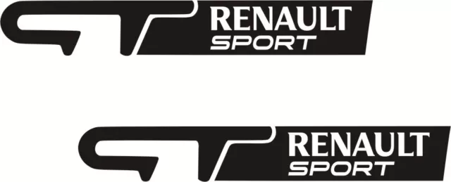 RENAULT SPORT 2X Sticker GT Aufkleber für Megane,Clio,Twingo