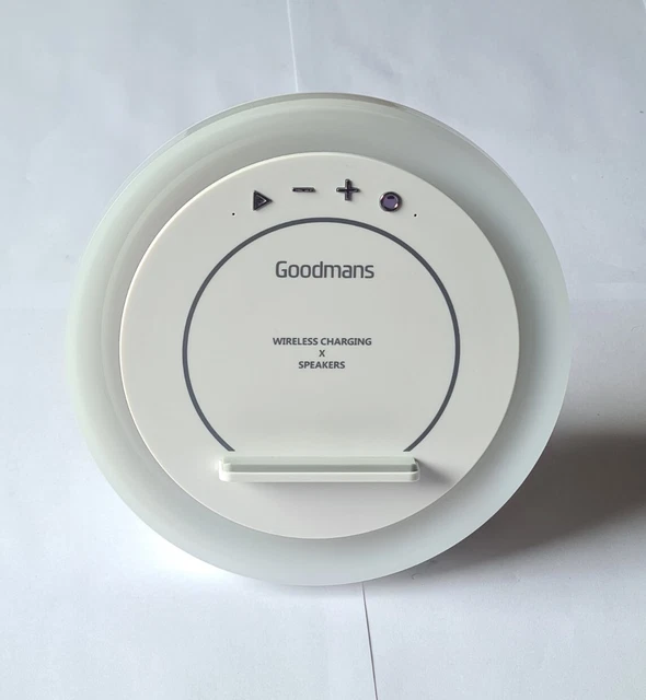 GOODMANS QI WIRELESS Charging Bluetooth Speaker RGB Colour Changing
