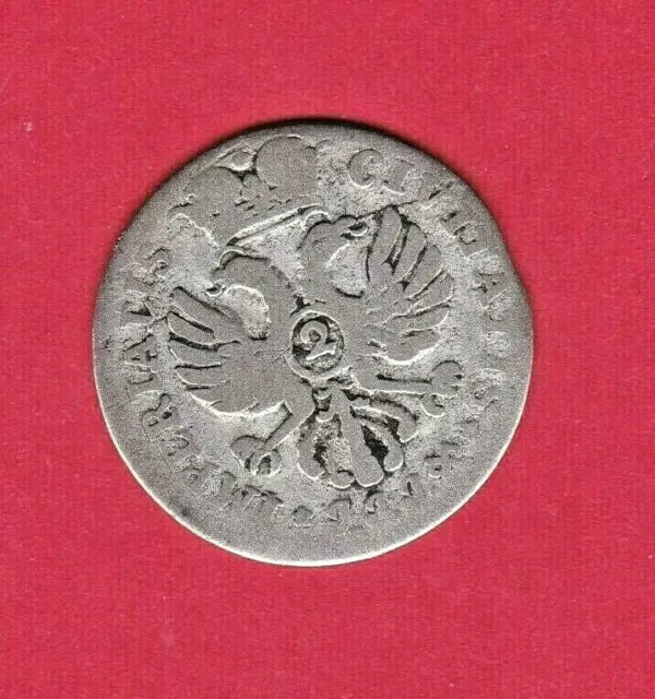 (N°178) Monnaie Allemande Lubeck 2 Shilling 1727 (Ttb) 2