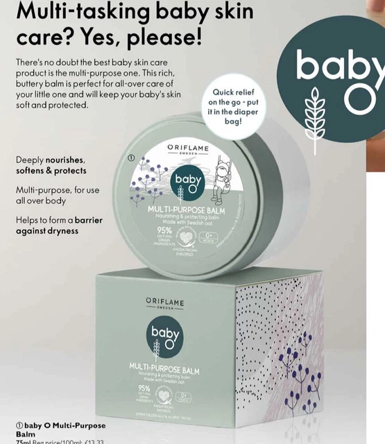 ORIFLAME SWEDEN baby O MultiPurpose Balm 75ml £15.99 PicClick UK