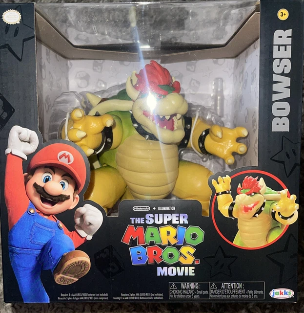 2023 BOWSER SUPER Mario Bros Movie Premium 7” Fire Breathing Jakks