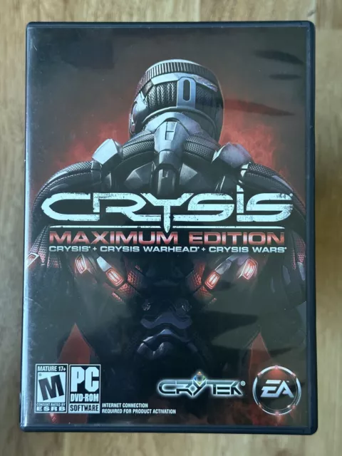 Crysis Maximum Edition (PC Game, 3 Games, 2009) Tested! Free Shipping!