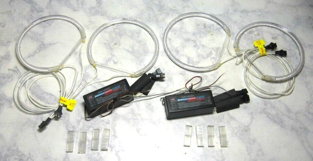 (DELSA) BMW E46 ANGEL EYES CCFL cct 7000K WHITE for Bi-Xenon specific inverters