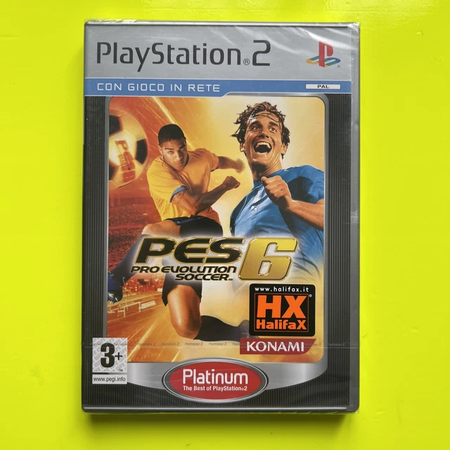 Pes  6 Pro Evolution Soccer Ps2 Playstation 2 Sony Pal Ita Konami Platinum Nuovo