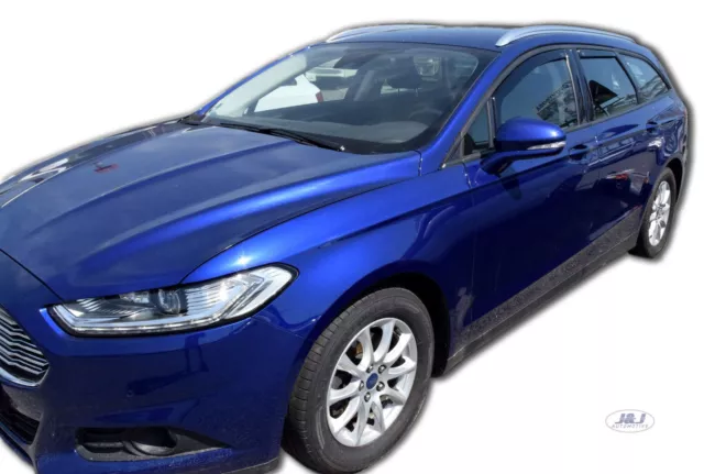 TO FIT Ford Mondeo mk5 5 door estate 2015-2022 wind deflectors 4pc TINTED HEKO