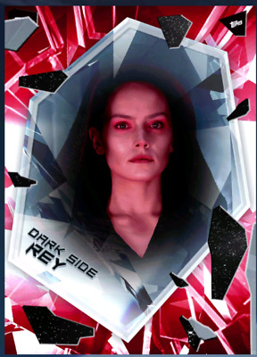 Topps Star Wars Card Trader The Rise of Skywalker Fractured Red Dark Side Rey