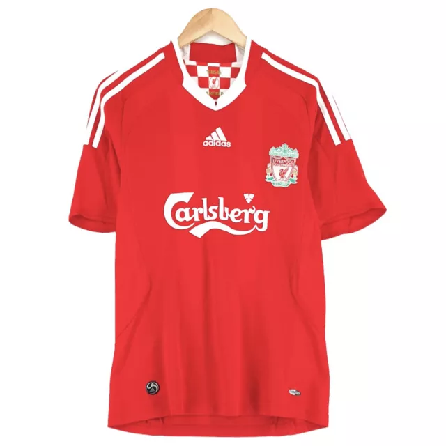 Liverpool 2008 2010 Domicile Football Maillot Jersey #96 Justice Hommes Taille