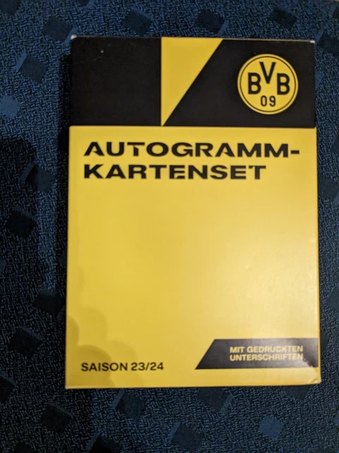 Borussia Dortmund Autogrammkarten 2024/25 - Team Set Unsigniert DIN A6