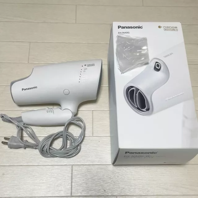 Secador de Cabello Panasonic Nano Care Nanoe y Mineral Blanco Cálido EH-NA0G-W 100V Japón