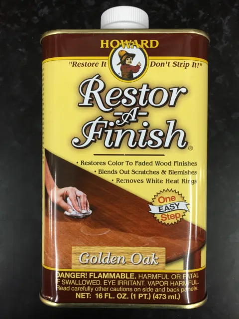 Howard RF3008 Restor-A-Finish, 8-Ounce, Golden Oak