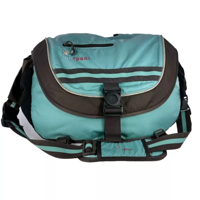 SHERPANI ZUNI MESSENGER BAG Yoga Diaper Blue Crossbody Bag