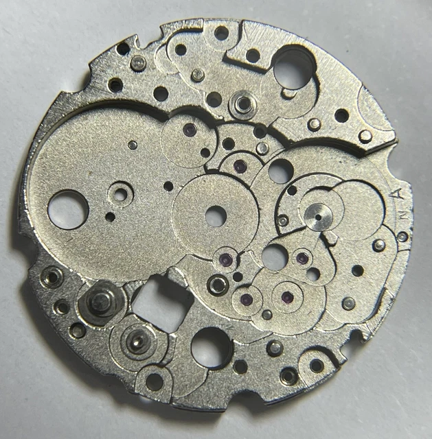 JSLER Ajustement for NH36 Anglais Date Semaine Automatique 3 Heures/3.8 Heures Couronne Montre Mouvement mécanique pièces de Rechange (Color : NH36 3.8 White