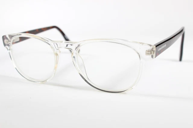 CONVERSE EYEGLASSES BLACK Full Rim Rectangle Glasses Frame Mod 40 30512306 18.00 PicClick UK