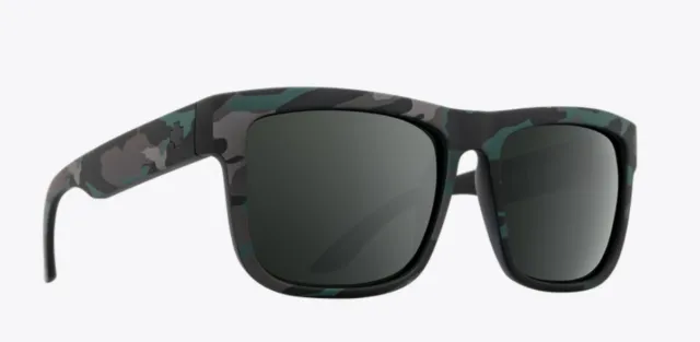 New Spy Discord Mens Sunglasses, Stealth Camo W Black Spectra Mirrored Lenes Or