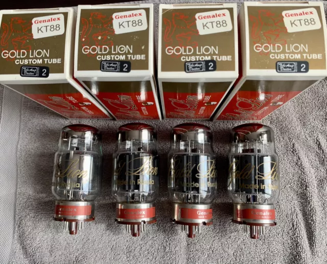 超可爱の Genalex Gold Lion KT88 真空管 Power Vacuum Tube, Platinum