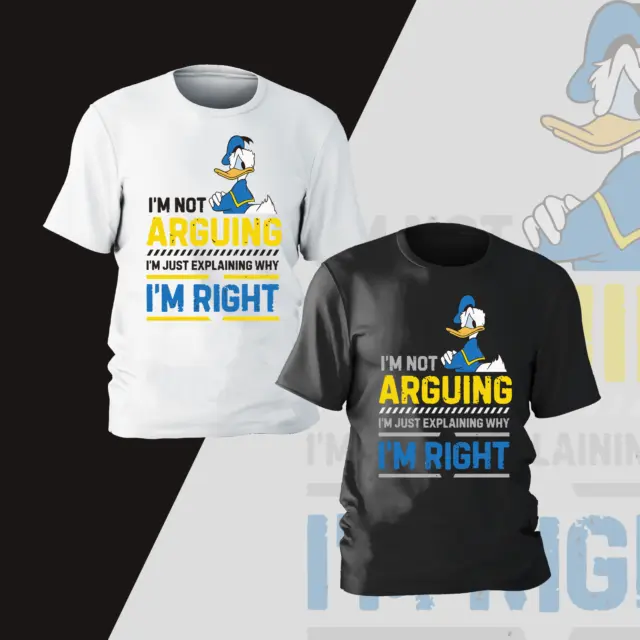 I am Not Arguing I am Just Explaining Why i am Right Funny T-shirt Mens Kids