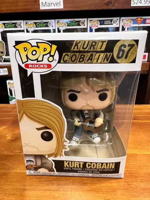 Kurt Cobain MTV Unplugged 67 Funko Pop Vinyl EXPERT PACKAGING