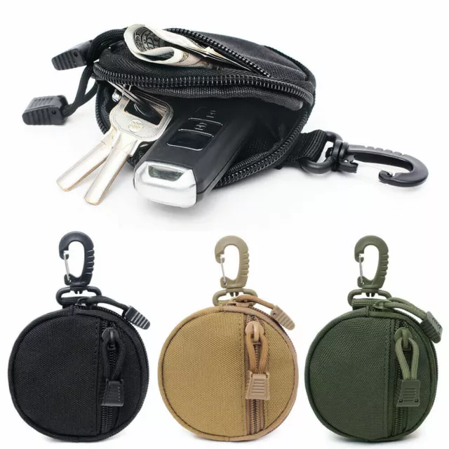 Tactical Mini Wallet EDC Pouch Holder Pocket with Hook Waist Belt Hunting Bag US
