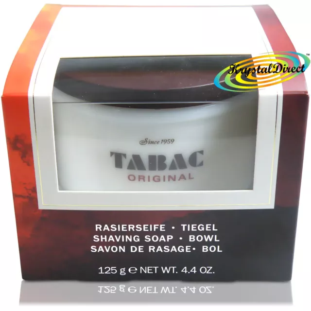 Jabón de afeitar recargable original tabaco 125 g