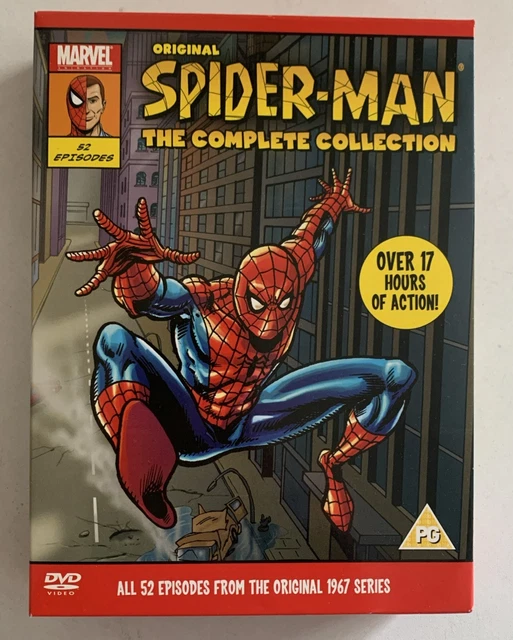 ORIGINAL SPIDER-MAN COMPLETE Collection 52 Episodes 1967 Series DVD Box ...