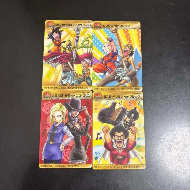 WEEKLY SHONEN JUMP 40th Anniversary Special Card Set 4-Card