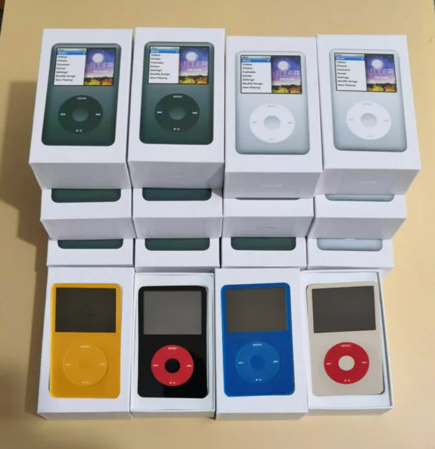 New Apple iPod Classic Video 5th Gen（30GB -128GB）Enhanced SSD All Colors Sealed