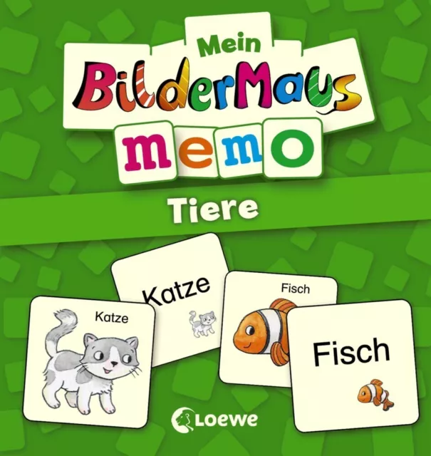 Mein Bildermaus-Memo - Tiere (Kinderspiel) | Tier-Memory für Kinder ab 5 Jahre