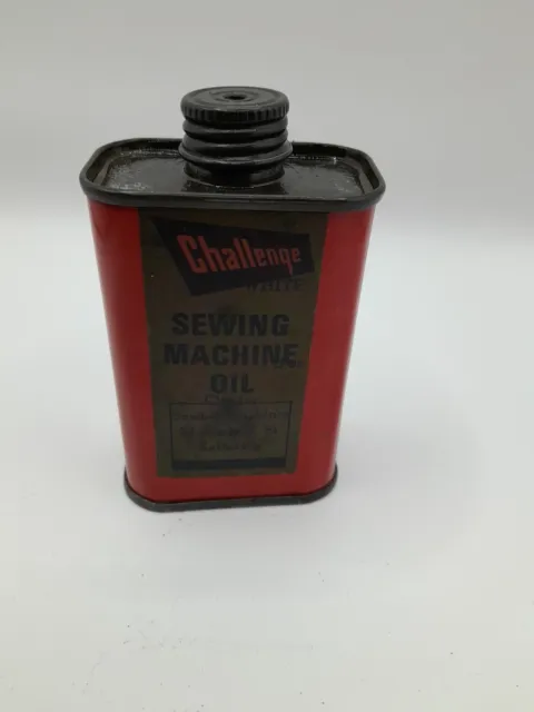 Vintage Original  Challenge Sewing Machine Oil Can empty