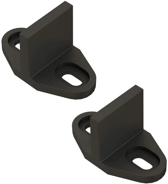 JUBEST Floor Mount T-Guide Replacement for Sliding Barn Door Hardware Set of 2