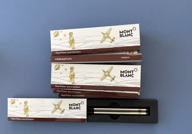 Montblanc 2 Rollerball Pen Refills Medium Brown Le Petit Prince Aviator 119609 Montblanc 2 Rollerball Pen Refills Medium Brown Le Petit Prince Aviator 119609