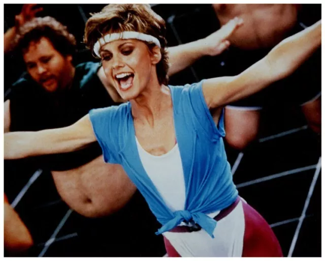 Olivia Newton-John 1980's Physical Sexy Leotard Music Video Vintage 8x10 Photo