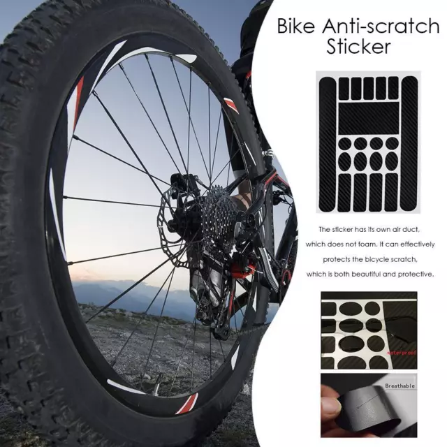 MTB Bike Stickers Anti-scratch Anti-Rub Bicycle Frame Protector Scratch Sticker