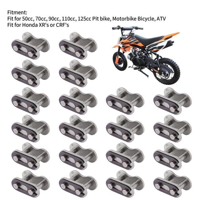 20 pz kit connettore master link catena 420 adatto per 50 cc 70 cc 90 cc 110 cc 125 cc SDS