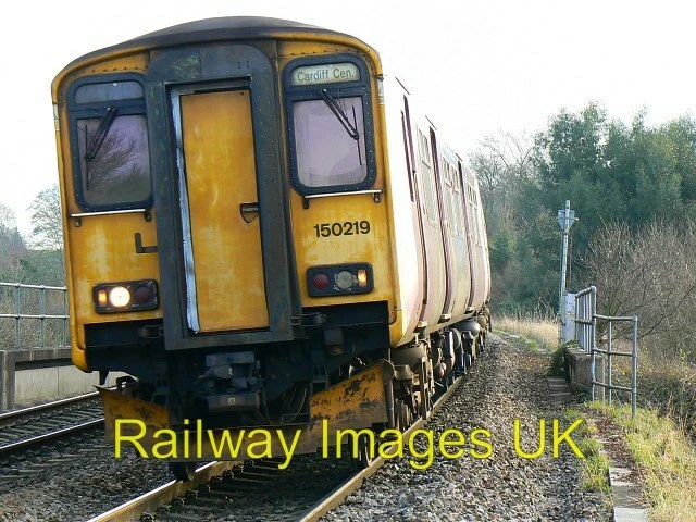 RAILWAY PHOTO CLASS 150 DMU Train to Wales Dilton Marsh railway station ...