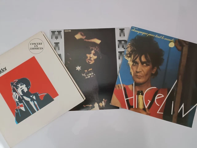 Lot vinyles lp 33t Jacques Higelin