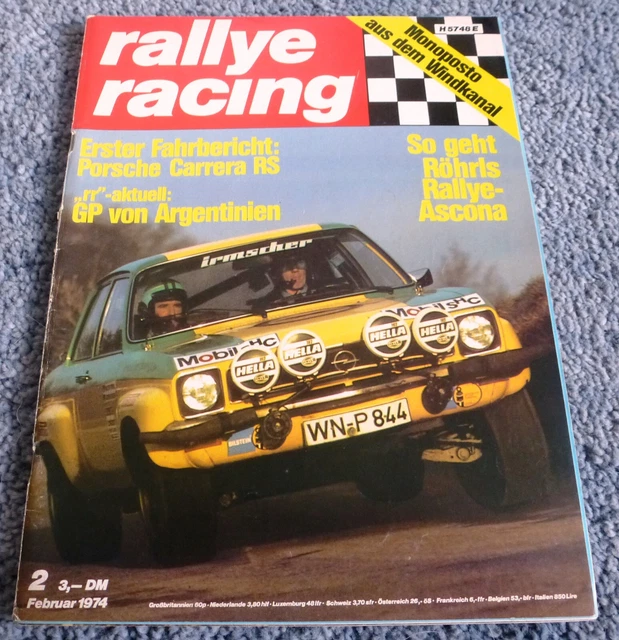 Rallye Racing 2/72 Mercedes AMG 6.8 Morgan + 8 Opel Rekord Renault 5