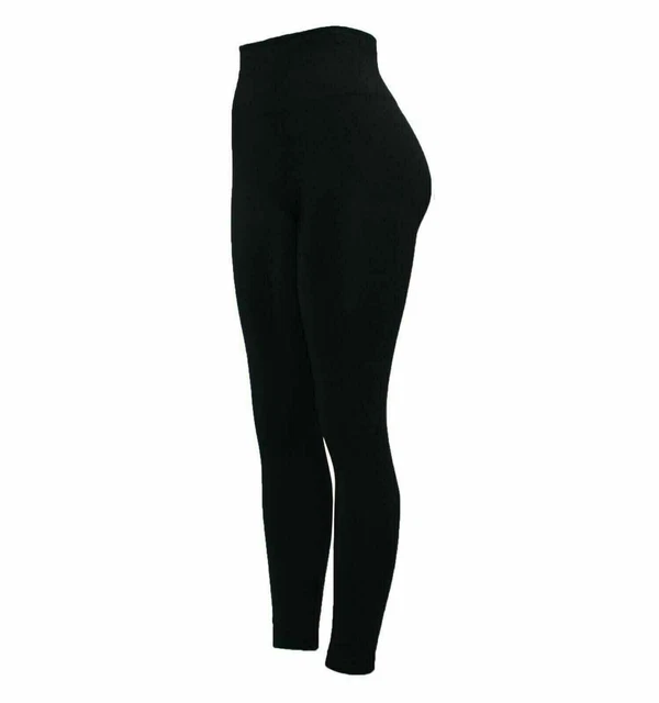 LADIES BLACK FIRM Control LEGGINGS Shaping Slimming High Waist Tummy