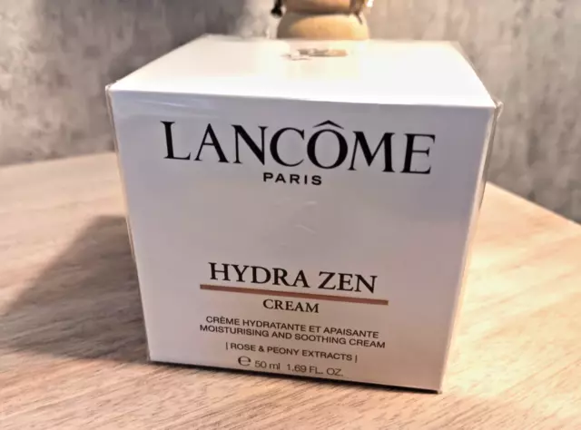 Lancome Hydra Zen MOISTURISING & SOOTHING CREAM 50ML NEW SEALED BOX FRESH STOCK