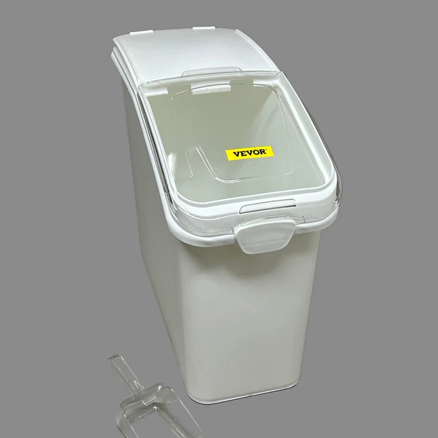 ZA@ VEVOR 21-Gallon (400 Cup) Ingredient Bin w/ Scoop (New)