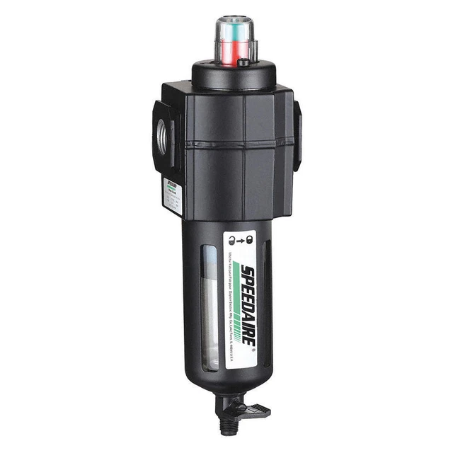 SPEEDAIRE 4ZL32 Filter,1/4" NPT,20 cfm,0.01 micron
