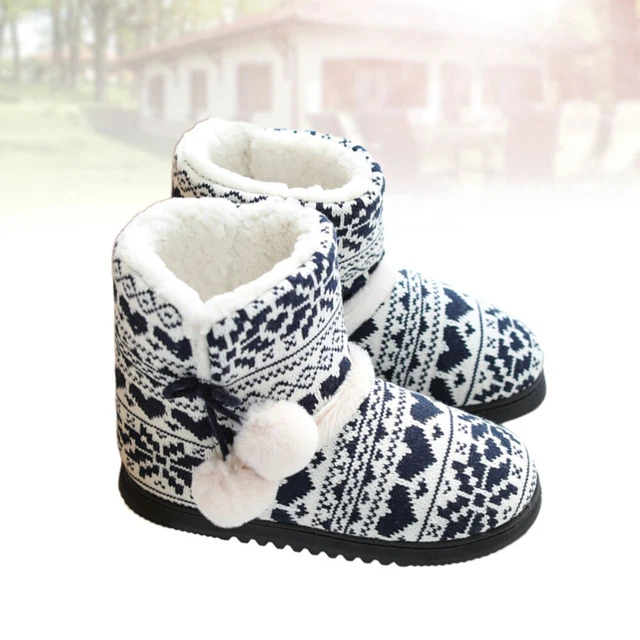 Comode pantofole da uomo peluche di cotone calde pantofole da donna