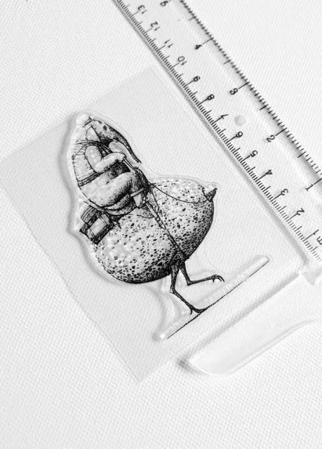 Klarer Silikonstempel Funky Tier Sammelalbum Karte Verzierungen herstellen
