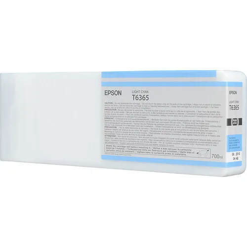 Epson T636500 UltraChrome HDR 700ml Ink Cartridge - Light Cyan