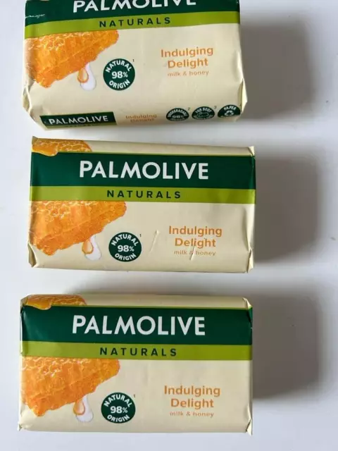 PALMOLIVE NATURALS MILCH & HONIG SEIFE 3x 90gr